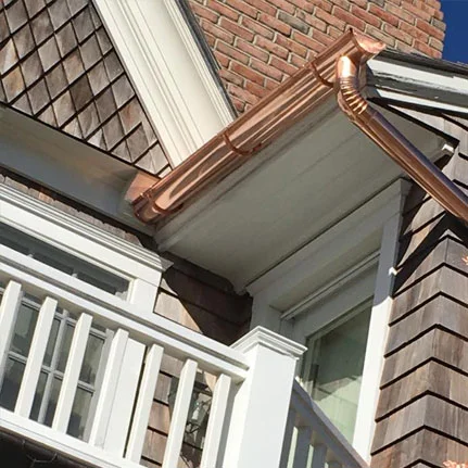 copper gutter installation Sayville ny